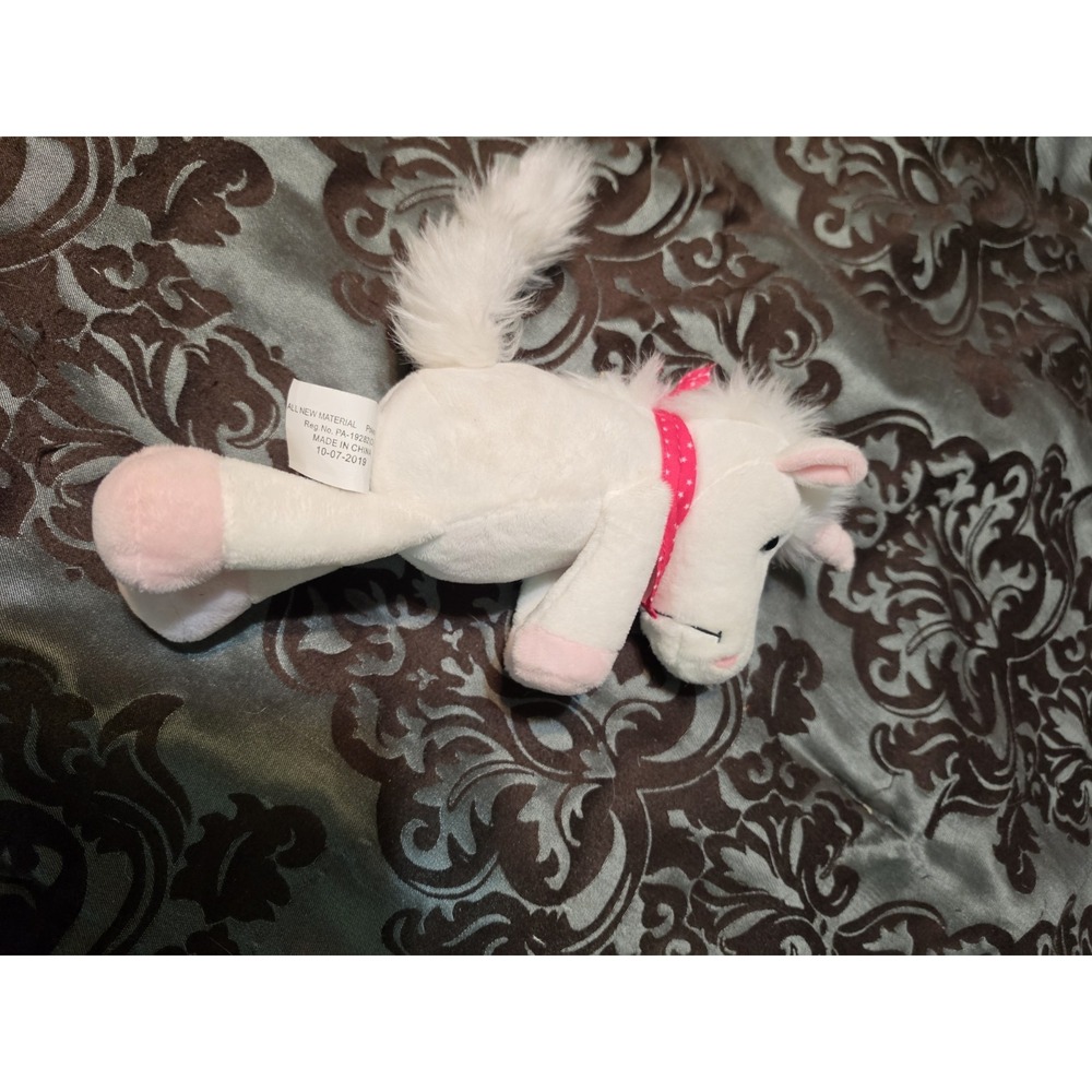 Ferrero Kinder Surprise Plush White pink unicorn polka dot Bandana Scarf